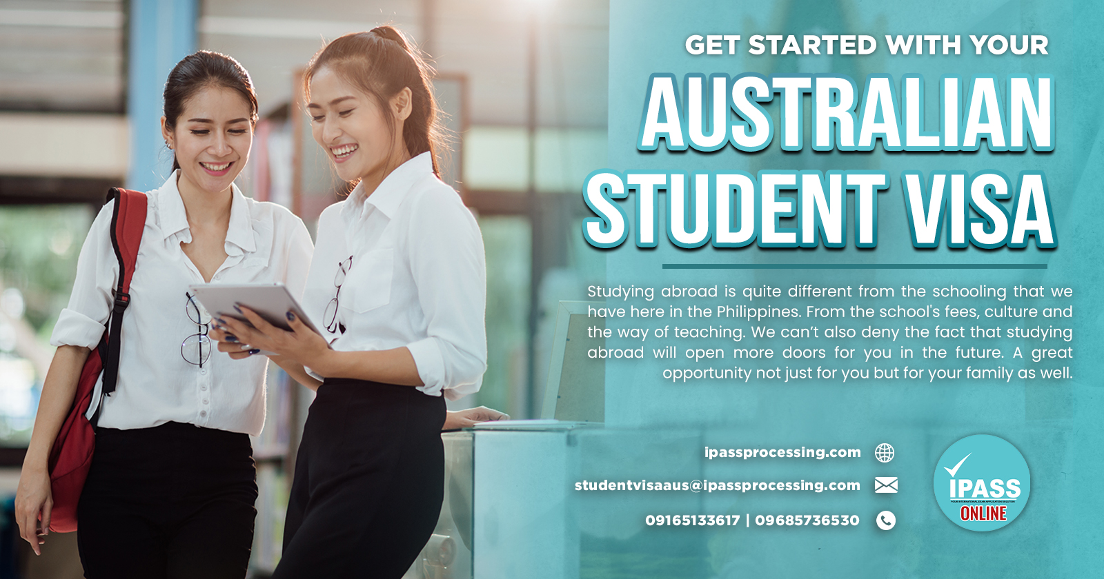 GET STARTED WITH YOUR AUSTRALIAN STUDENT VISA