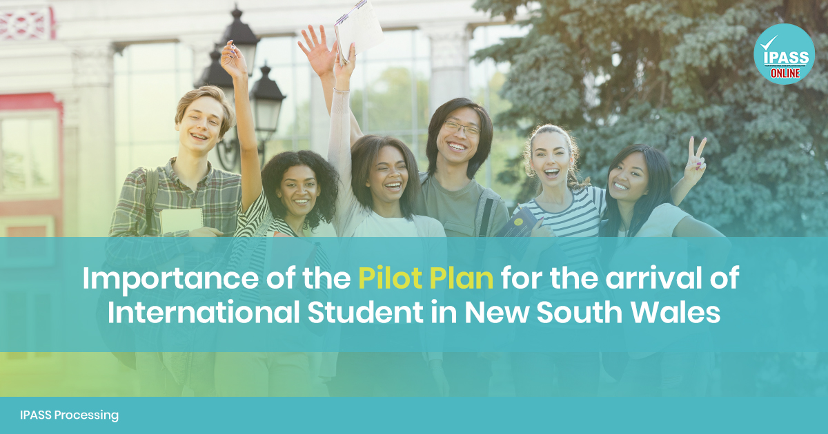 importance of the pilot plan for the arrival of international student in new south wales