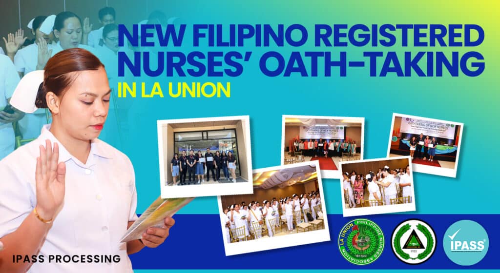 New Filipino Registered Nurses' Oath-Taking in La Union - IPASS Processing