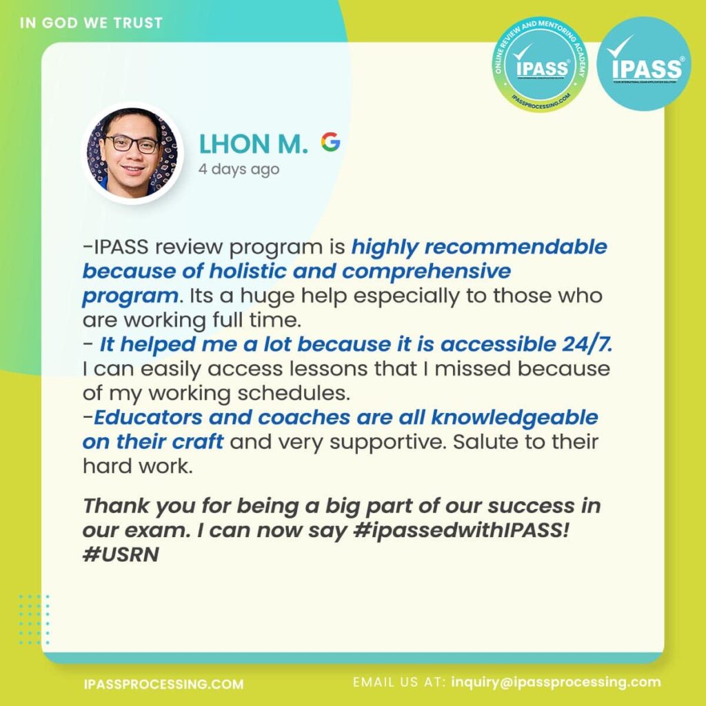 IPASS Testimonial Lhon