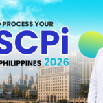 ASCPi Philippines 2026 blog cover featuring a smiling medical laboratory professional in a white lab coat with international landmark visuals and IPASS Processing branding.